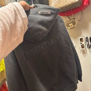 Essentials Charcoal Hoodie